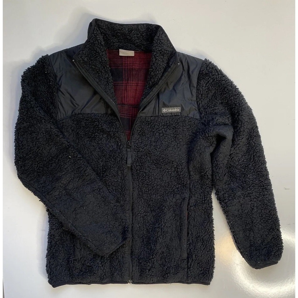 Columbia Interpass Full Zip‎ Black Fleece / Women's Size Large